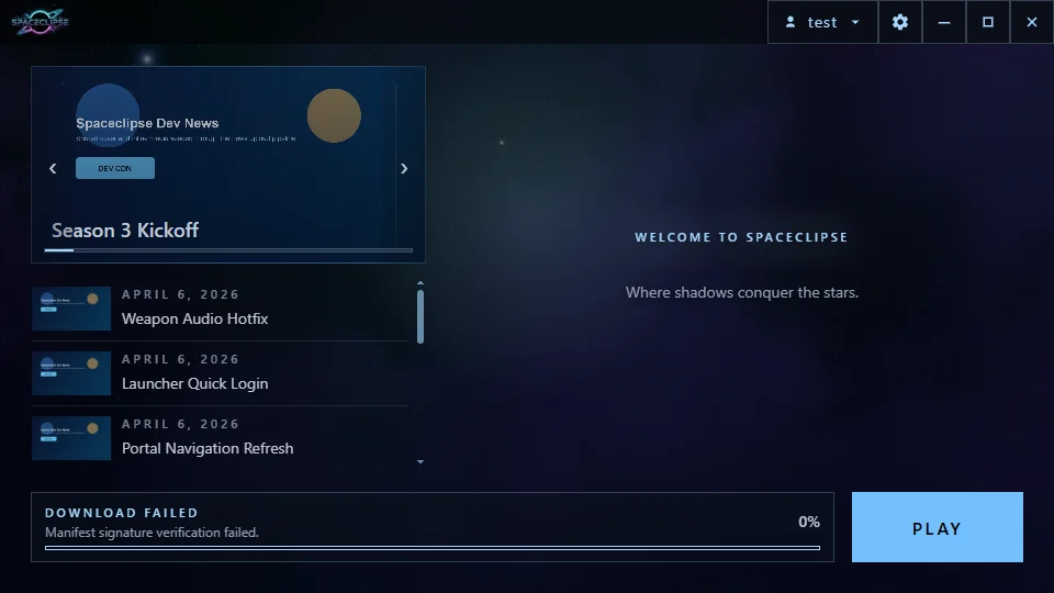 Launcher news section
